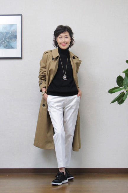 二週間 時期尚早 スカープ 60 代 秋 ファッション P Suzuka Jp